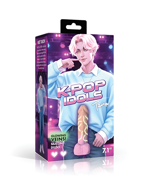 Shop K Pop Idols Taeon Silicone Dildo with Balls online