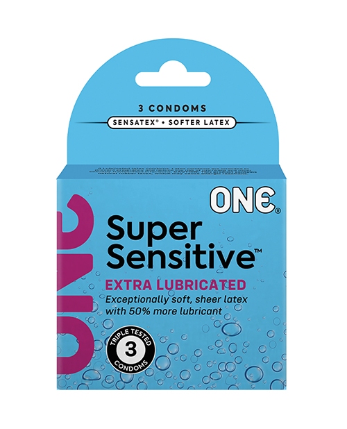 Shop One Super Sensitive Condoms - Box of 3 online