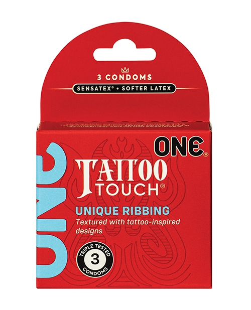 Shop One Tattoo Touch Condoms - Pack of 3 online