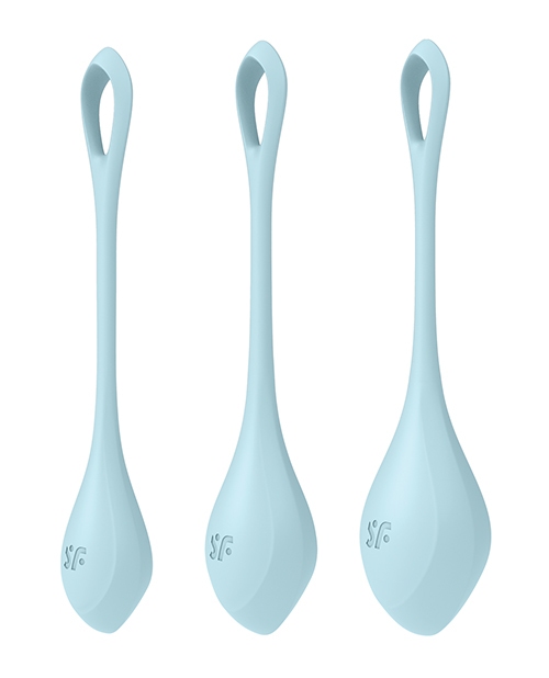 Shop Satisfyer Yoni Power 2 Balls Training Set - Light Blue online
