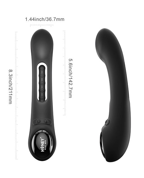Buy Honey Play Box Tempo Pressure Sensing App-Controlled Flapping Vibrator - Black
