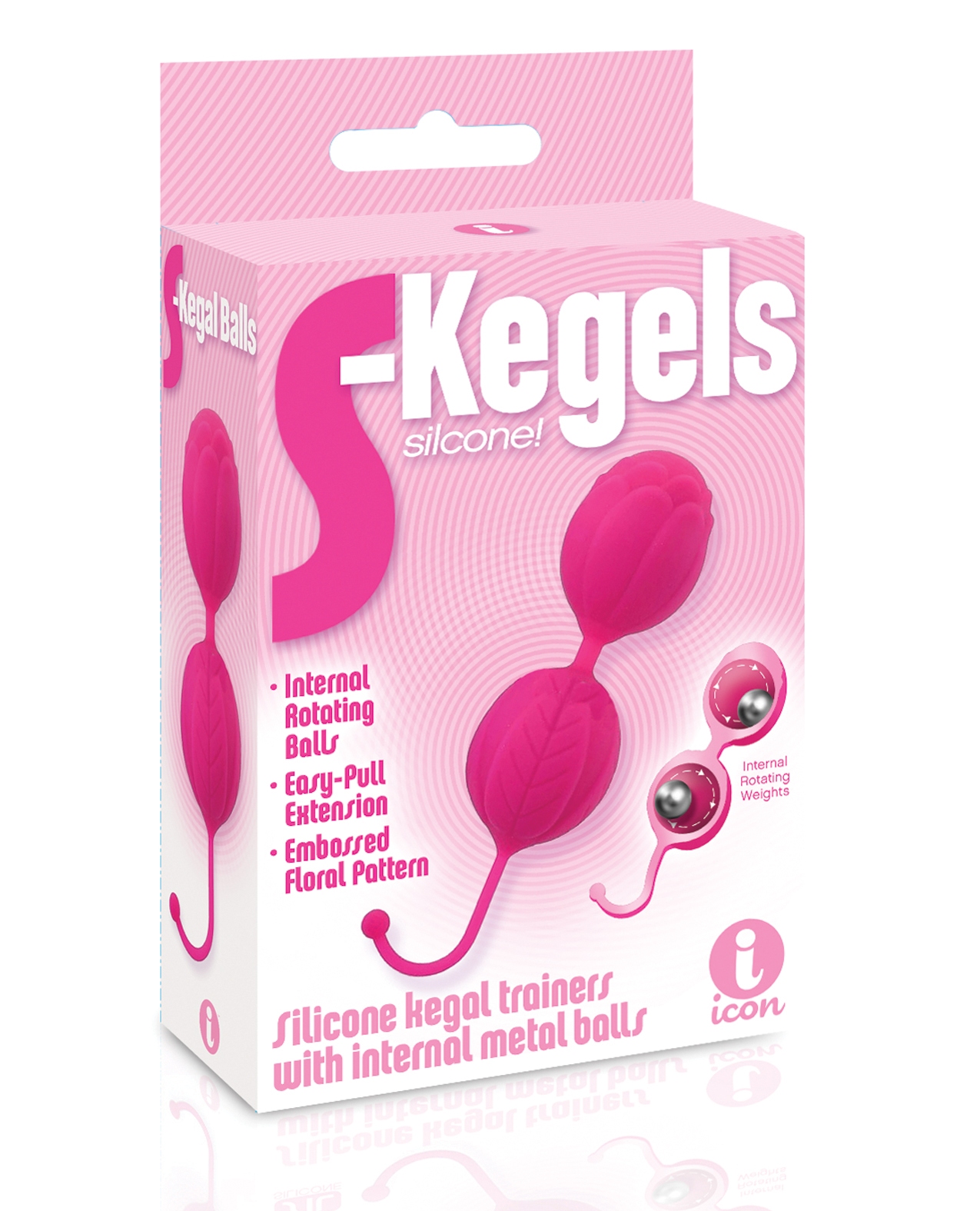 Shop The 9's S-Kegels Silicone Balls - Pink online