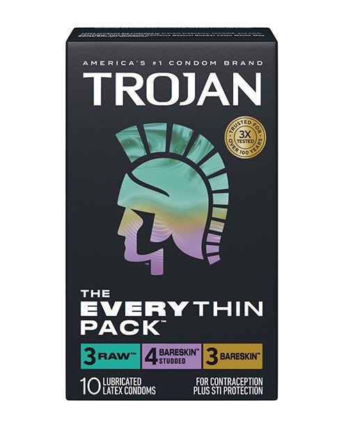 Shop Trojan BareSkin EveryTHIN Condoms - Variety Pack of 10 online