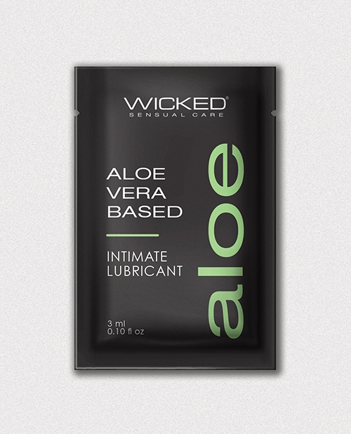 Shop Wicked Sensual Care Aloe Vera Based Intimate Lubricant - .1 oz online