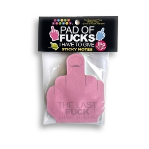 Buy  Last Fuck I Have to Give Sticky Notes book for her.