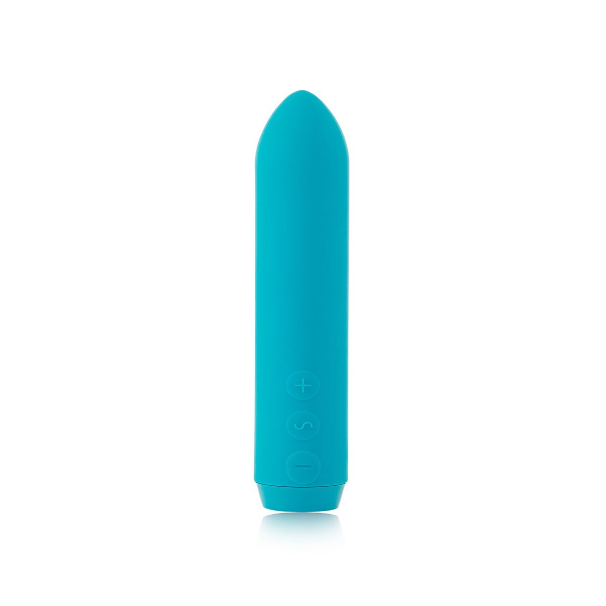 Teal Je Joue vibrator Classic shown in hand for scale