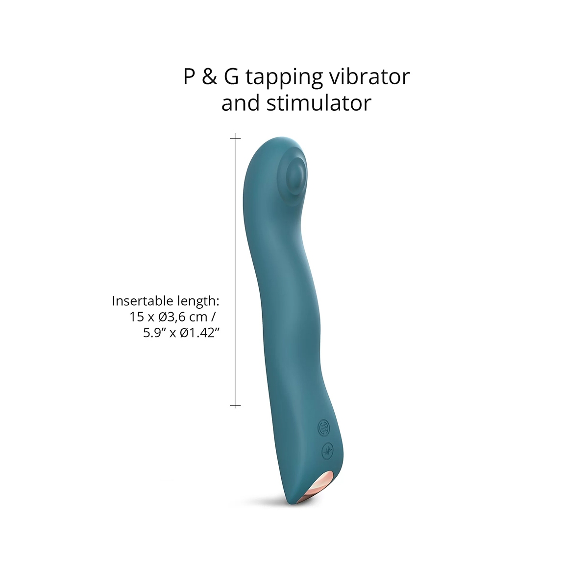 Product image of the Teal Lovely Planet vibrator on clean background