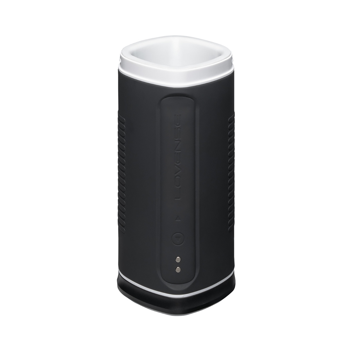 Lovense vibrator Calor Masturbator shown in hand for scale