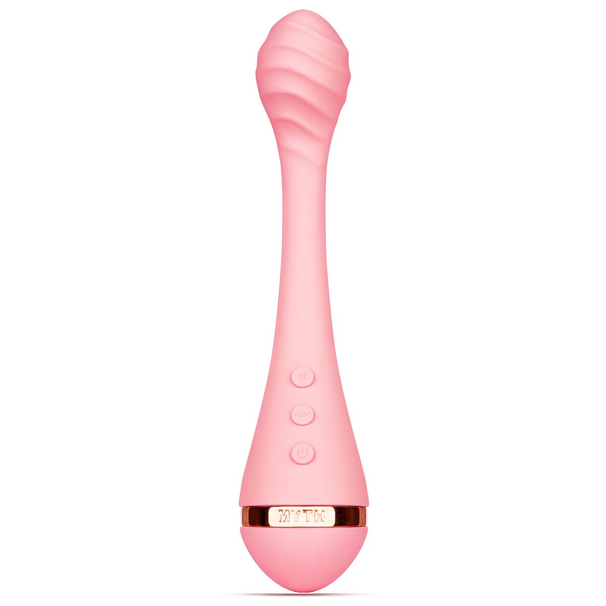 VUSH vibrator Myth G-Spot shown in hand for scale