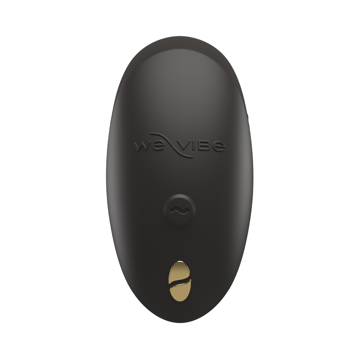 Black We-Vibe vibrator positioned upright for display