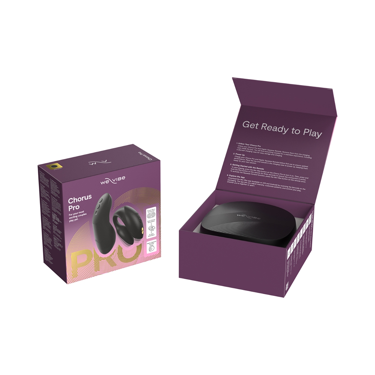 Fully assembled Black We-Vibe vibrator with smooth exterior