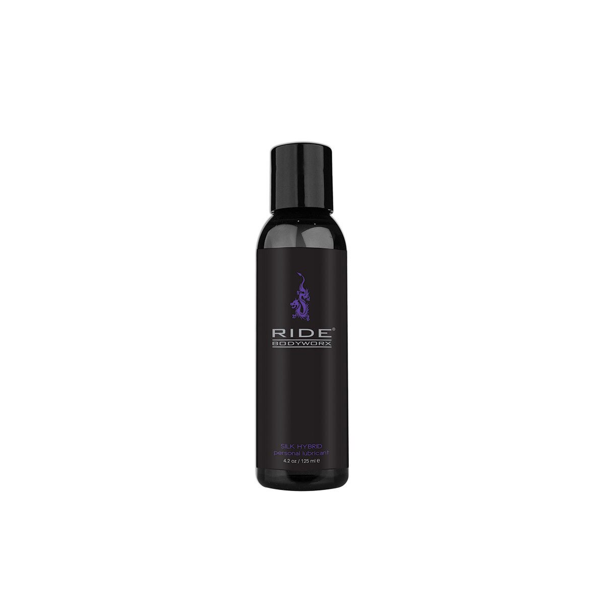 Bottle of 4.2 oz Vegan Lube Sliquid showing plant-powered formula