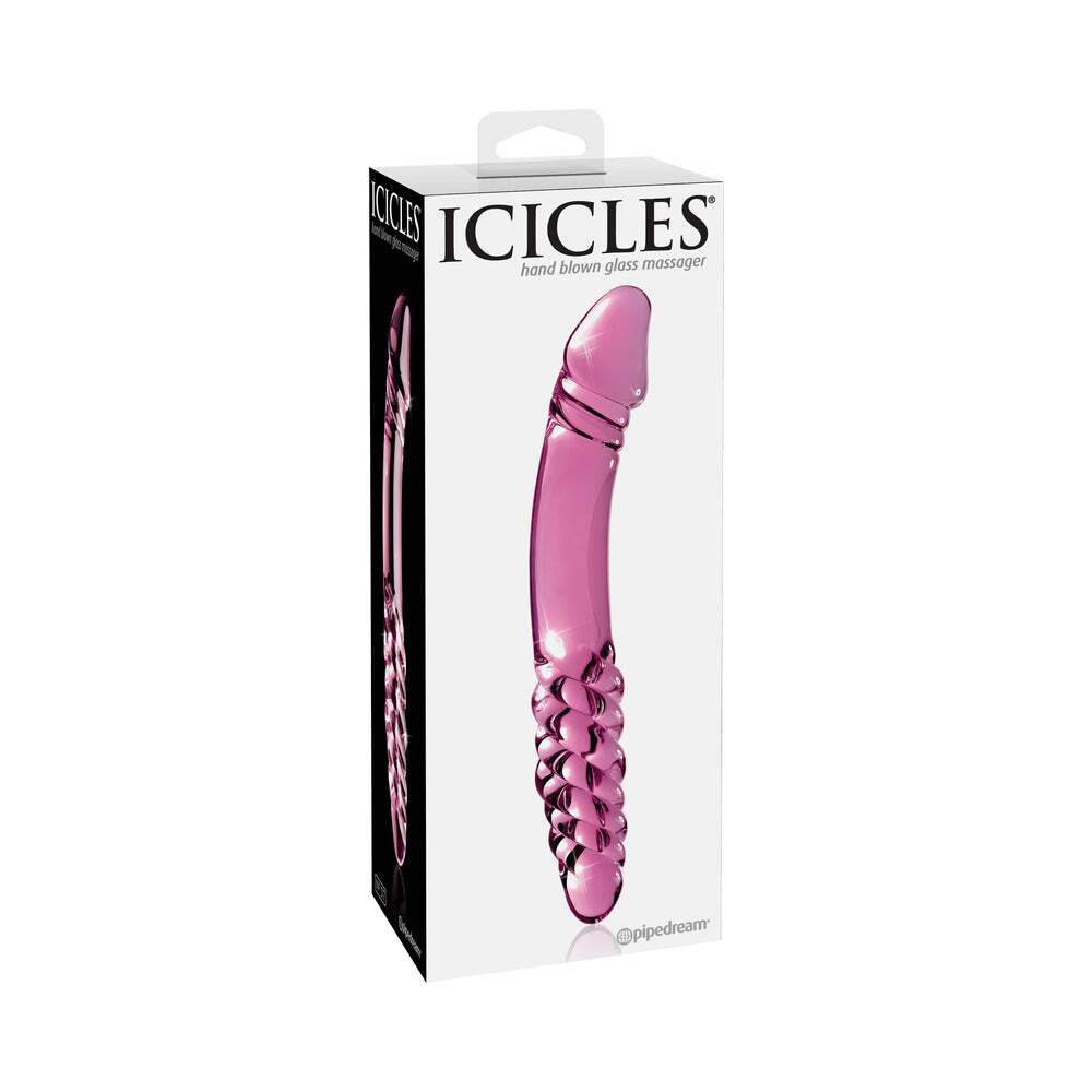 9 inch Dildo by Pipedream in Light Pink shown for use by Her or Him