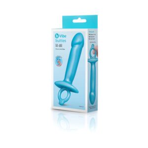 Dildo b-Vibe Blue Butties Lil Dil Silicone Anal