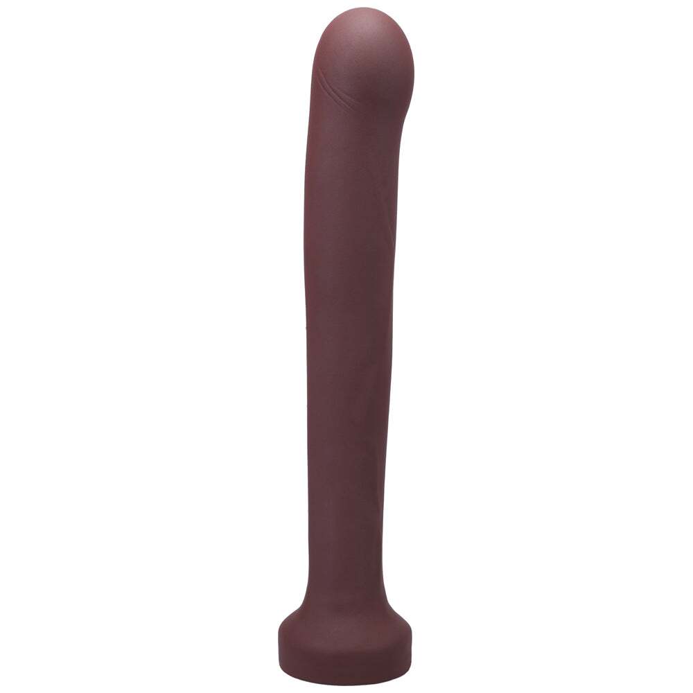 Dildo from Tantus in Wine Red Burgundy designed for anal sex with Her or Him