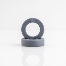 Balldo Spacer Ring Steel Grey Waterproof dildo stabilizers are made by Balldo and are found on sale at herVibrators.com often.