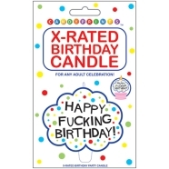 Buy  Happy Fucking Birthday! X Rated Candle book for her.