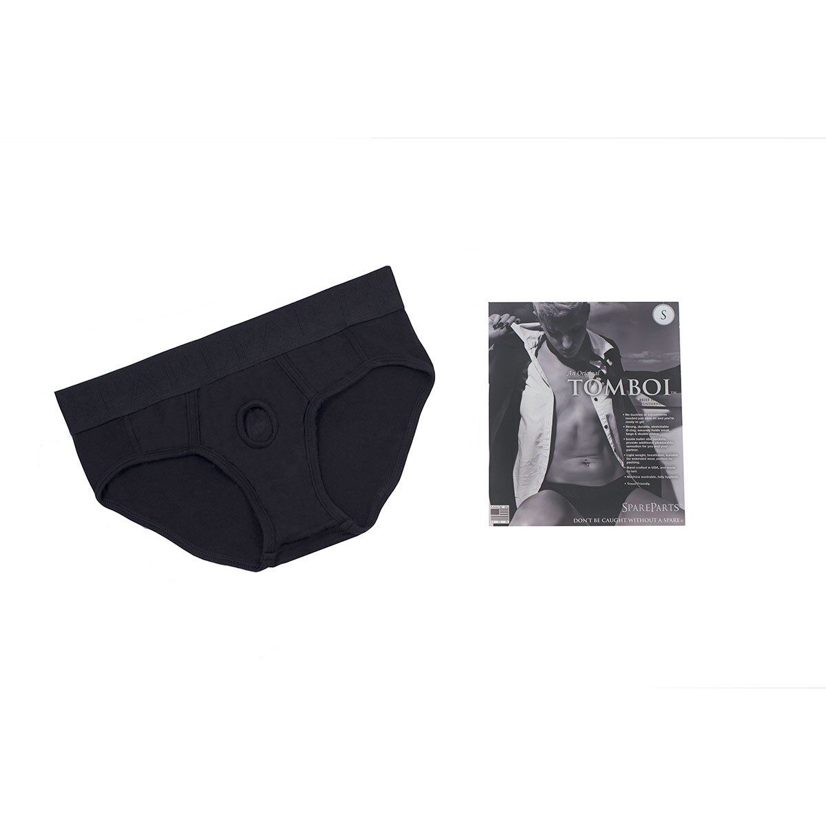 This version of the M Tomboi Rayon Brief Harness Dildo Black Size demonstrates premium materials chosen for durability, comfort, and intimate versatility