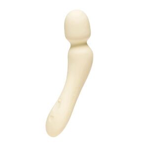 Dame Products vibrator Dame Min Mini Butter shown in hand for scale