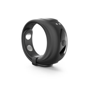 Dorcel vibrator Fit Ring shown in hand for scale