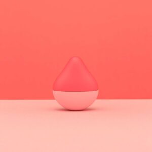 TENGA vibrator iroha Mini Ume-Anzu shown in hand for scale
