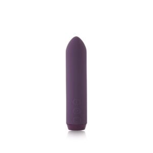 Purple Je Joue vibrator Classic shown in hand for scale