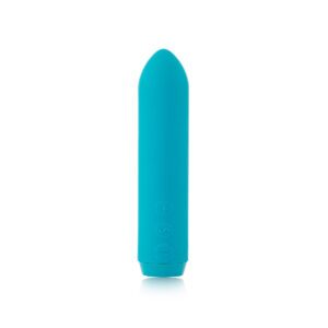 Teal Je Joue vibrator Classic shown in hand for scale
