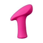 Lovense vibrator Ambi shown in hand for scale