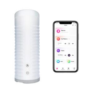 Lovense vibrator Max 2 Bluetooth Masturbator Neutral Sleeve shown in hand for scale