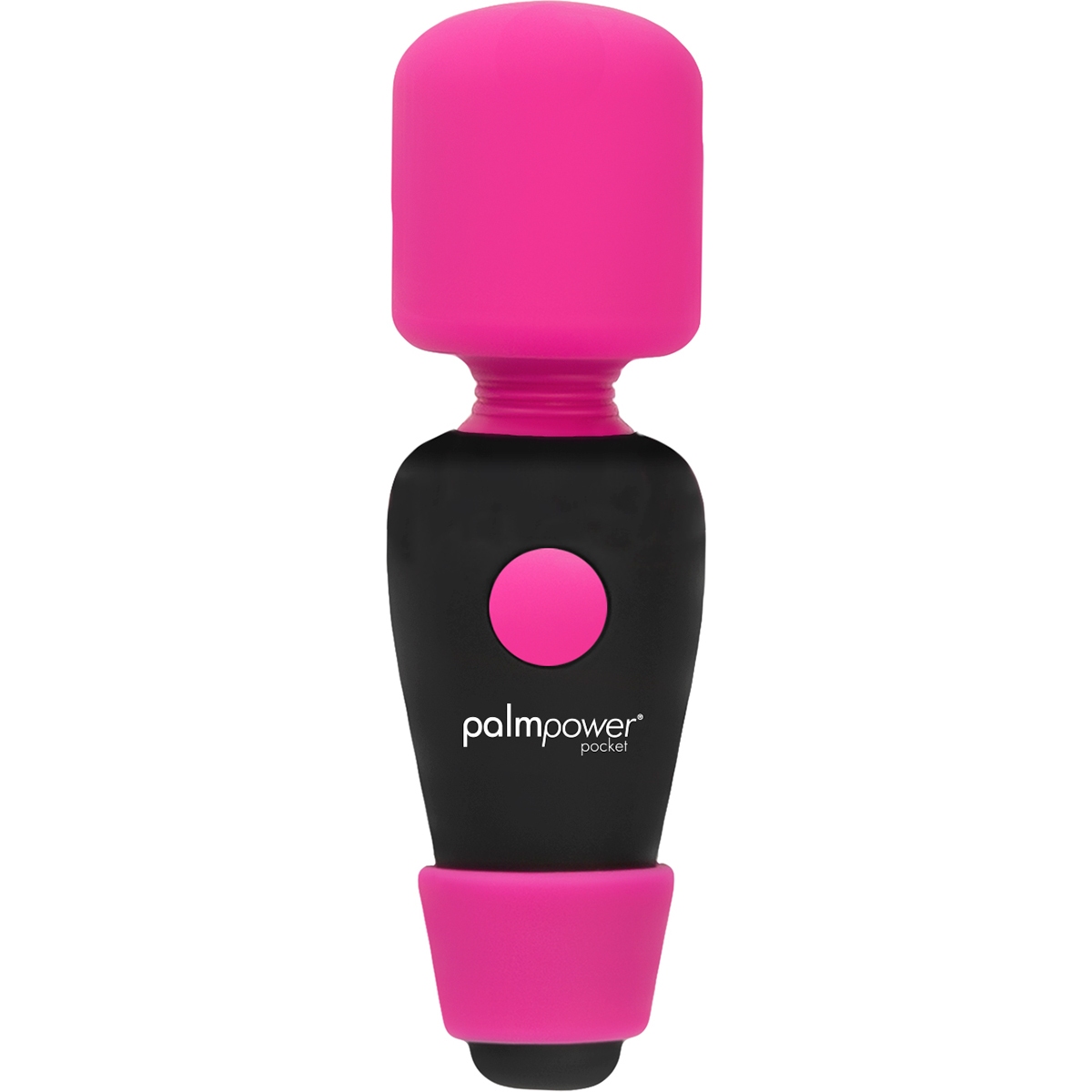 BMS vibrator PalmPower Pocket shown in hand for scale