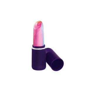 Purple VeDO vibrator Retro shown in hand for scale