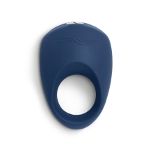 Midnight Blue We-Vibe vibrator Pivot shown in hand for scale