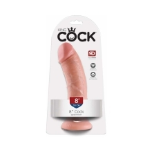 8 inch Dildo by Pipedream in Vanilla Ivory Beige shown for use by Her or Him