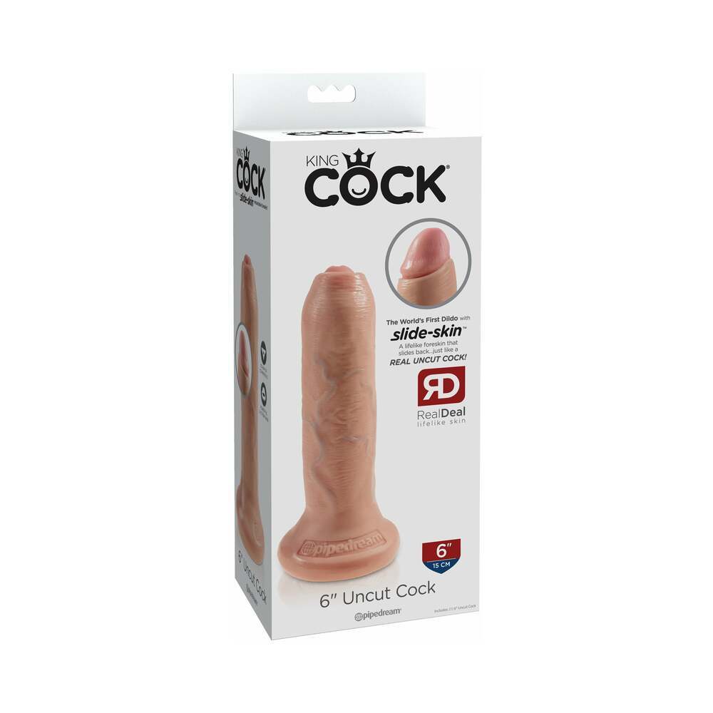 6 inch Dildo by Pipedream in Vanilla Ivory Beige shown for use by Her or Him