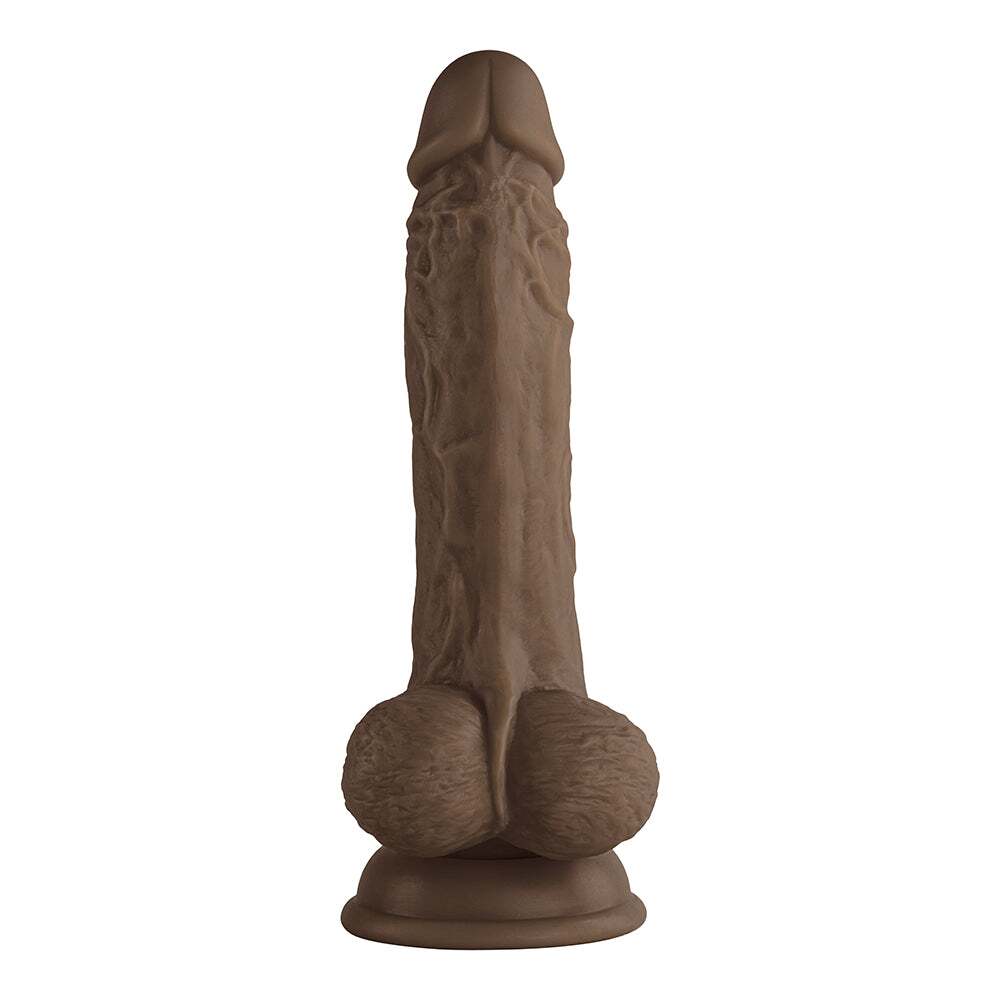 8.25 inch Dildo from FemmeFunn in Brown Chocolate Cocoa designed for anal sex with Her or Him