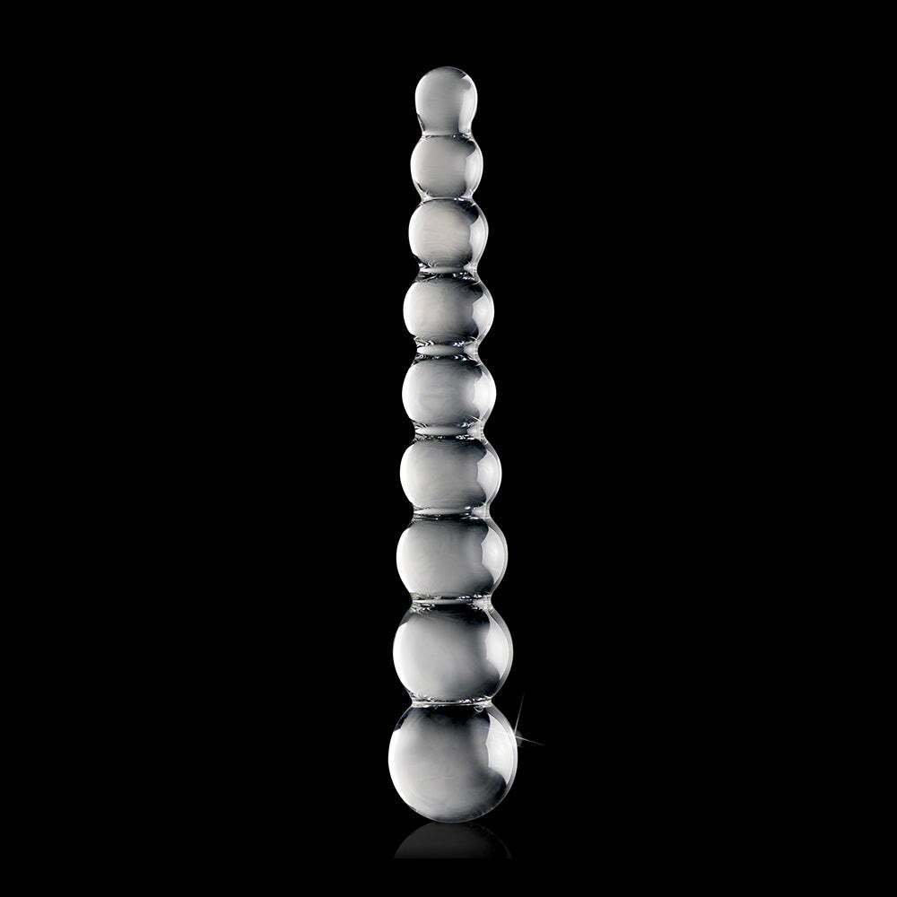 8.5 inch Dildo from Pipedream in Clear designed for anal sex with Her or Him