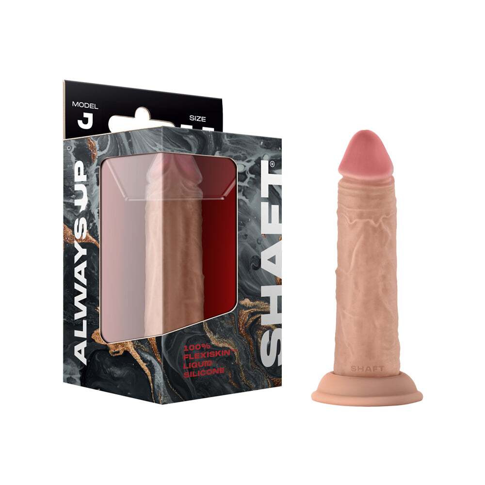 5.5 inch Dildo by Shaft in Vanilla Ivory Beige shown for use by Her or Him