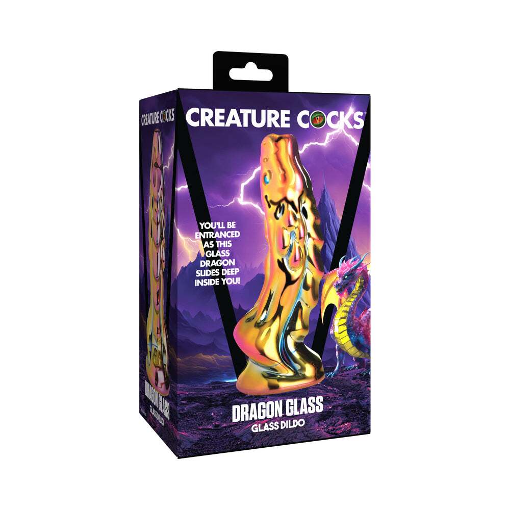 Dildo by XR Brands in Multi-Color shown for use by Her or Him