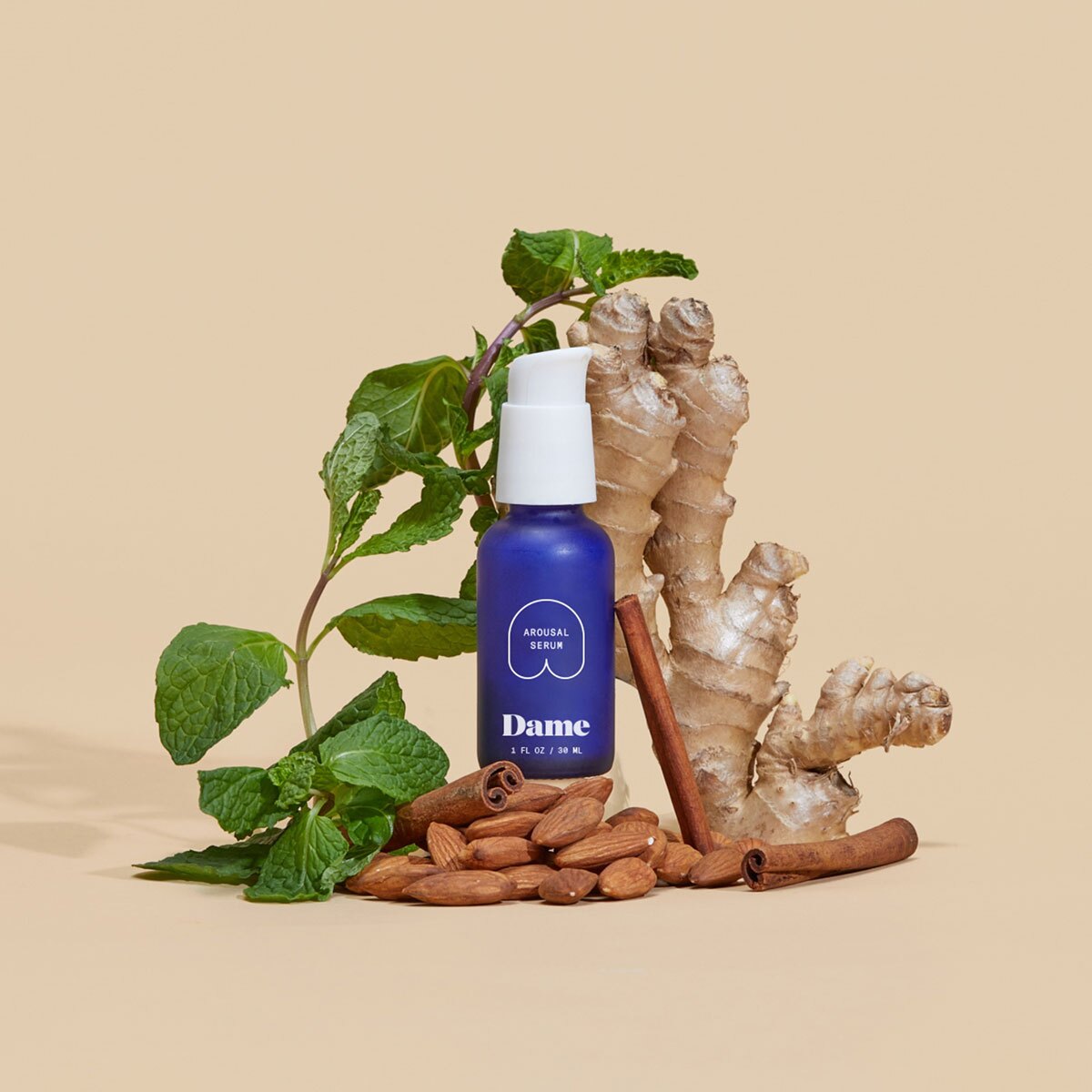 Close-up of  Plant Based Lube by Dame Products with plant-derived hydration