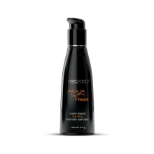 Bottle of  Water Based Lube Wicked Sensual Care showing clean, lightweight formula