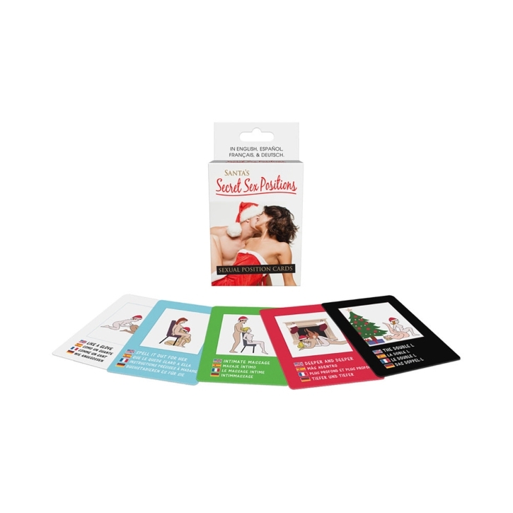Buy  Santa's Secret Sex Positions Cards book for her.