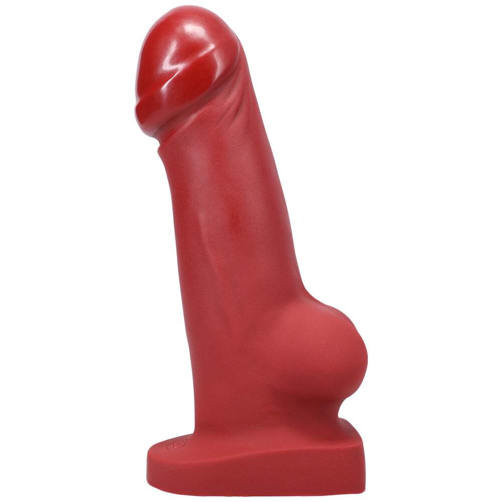 Dildo from Tantus in Red designed for anal sex with Her or Him