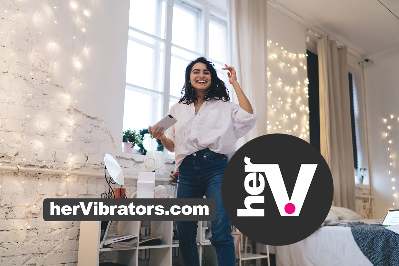 Best vibrators for her 2026 guide with a woman enjoying music in a cozy bedroom