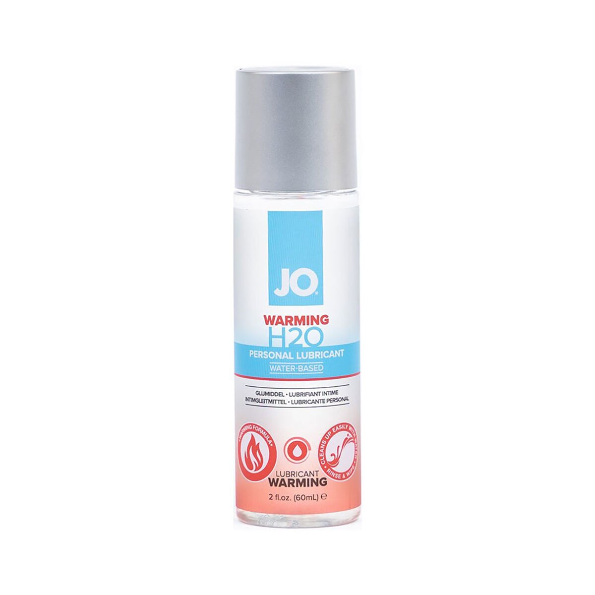 Bottle of  Vegan Lube System JO showing plant-powered formula