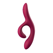 We-vibe vibrator nova 2 fuchsia shown in hand for scale