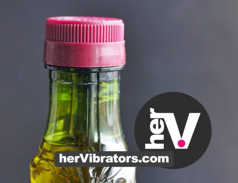 Bottle of olive oil for a guide about using olive oil as anal lube and safer alternatives.