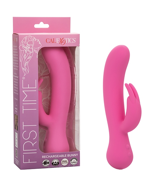 Shop First Time Rechargeable Rabbit Vibrator - Pink online