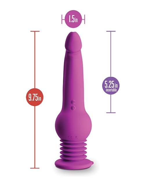 Buy Impressions Blush Impressions New York Gyro Quake Dildo - Purple