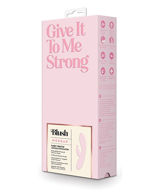 Buy Blush Morgan Rabbit Vibrator - Pink