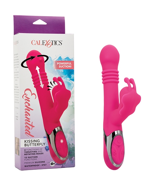 Shop Enchanted Kissing Butterfly Vibrator - Pink online